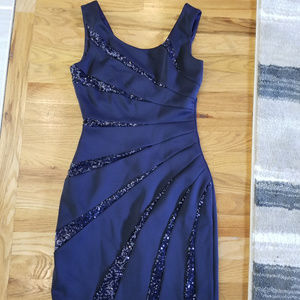 Guess navy blue pary dress - Size 2 - sequin dress